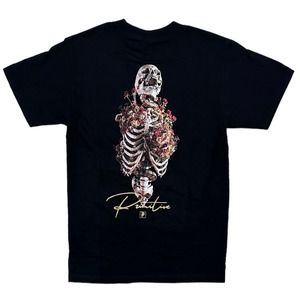 Primitive Skateboarding Men's Skeleton Rise Tee T-Shirt in Small Black